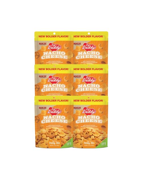 Fry Daddy's Nacho Cheese Gluten Free Party Mix - 6 Pack