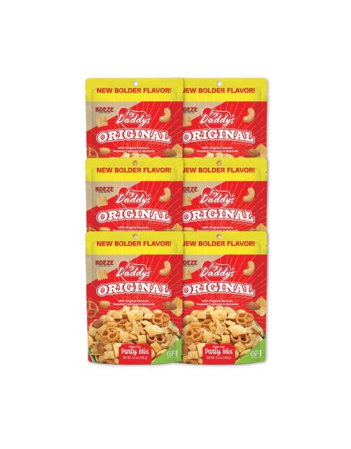 Fry Daddy's Gluten Free Original Party Mix - 6 Pack