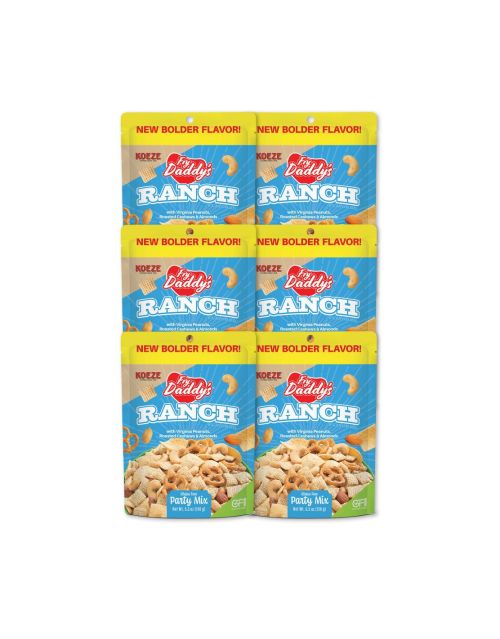 Fry Daddy's Gluten Free Ranch Party Mix - 6 Pack