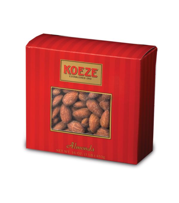 California Almonds - 16 oz. Red Gift Box