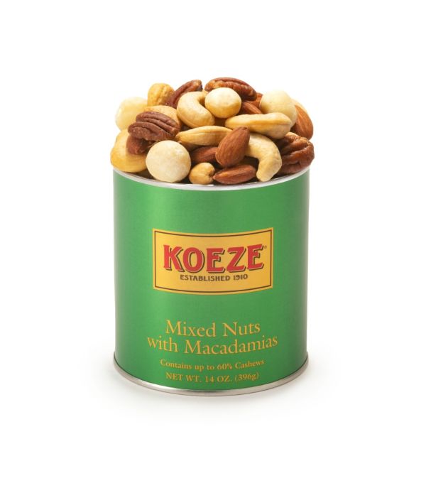 Mixed Nuts with Macs - 14 oz. Gift Tin