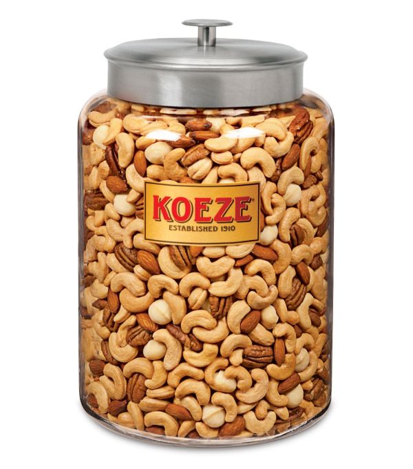 Office Party – Mixed Nuts with Macadamias - 12 lb. Jar