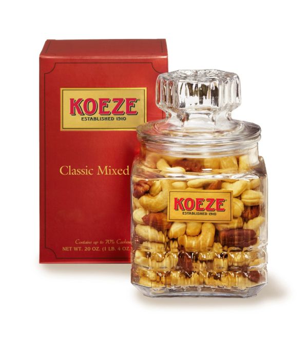 Classic Deluxe Mixed Nuts - 20 oz. Decanter