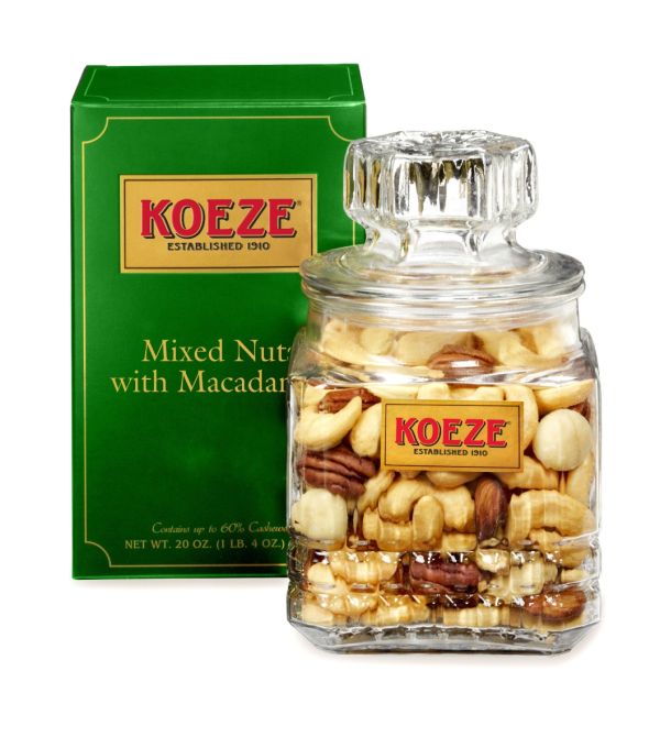 Mixed Nuts with Macadamias - 20 oz. Decanter