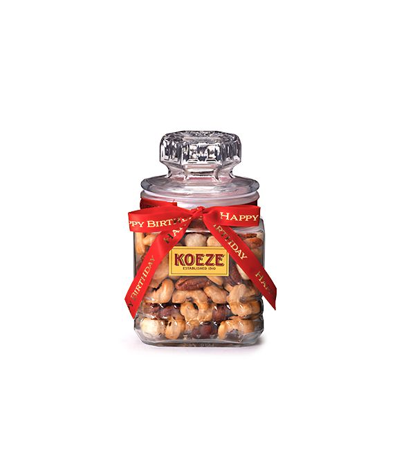 Mixed Nuts with Macadamias - 20 oz. Happy Birthday