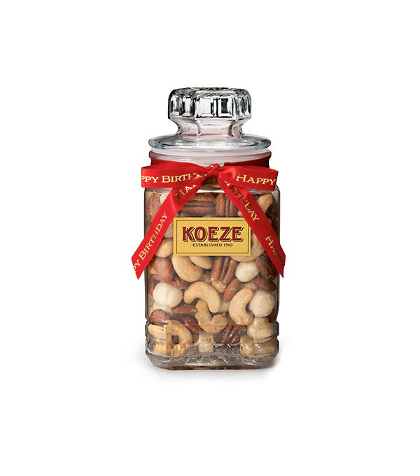 Mixed Nuts with Macadamias - 30 oz. Happy Birthday