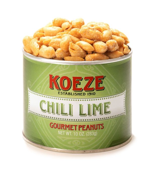 Chili Lime Peanuts - 10 oz. Tin