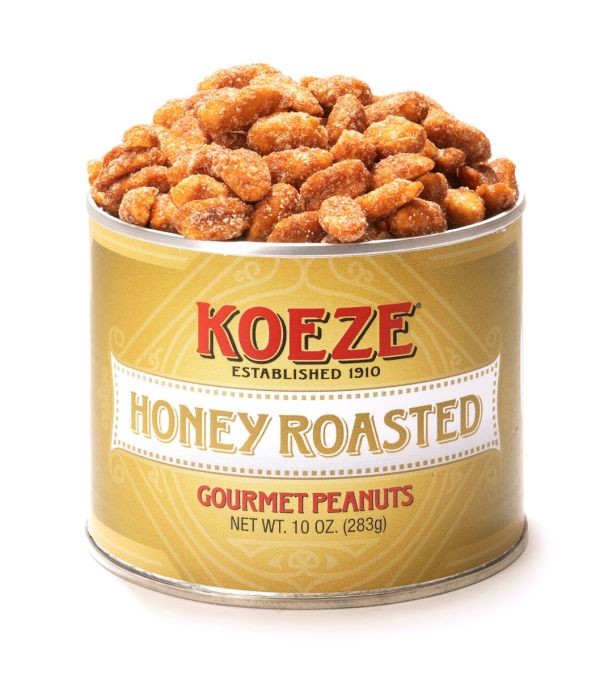 Honey Roasted Peanuts - 10oz Tin