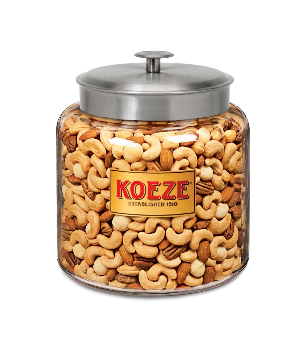 Mixed Nuts with Macadamias Office Party Jar | Koeze Direct