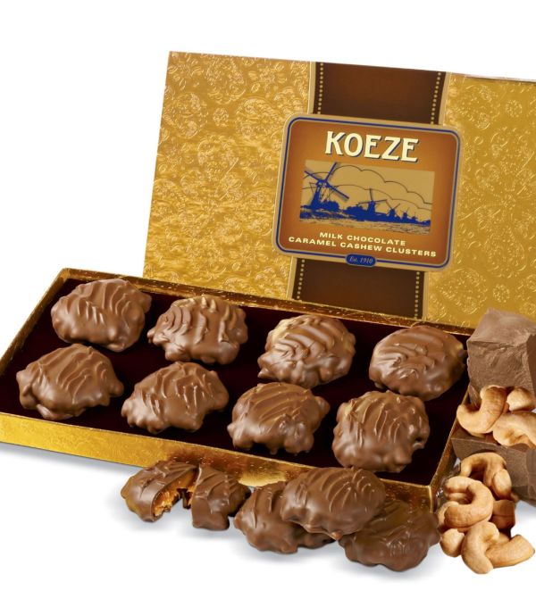 Milk Chocolate Cashew Clusters - 8 oz. Box