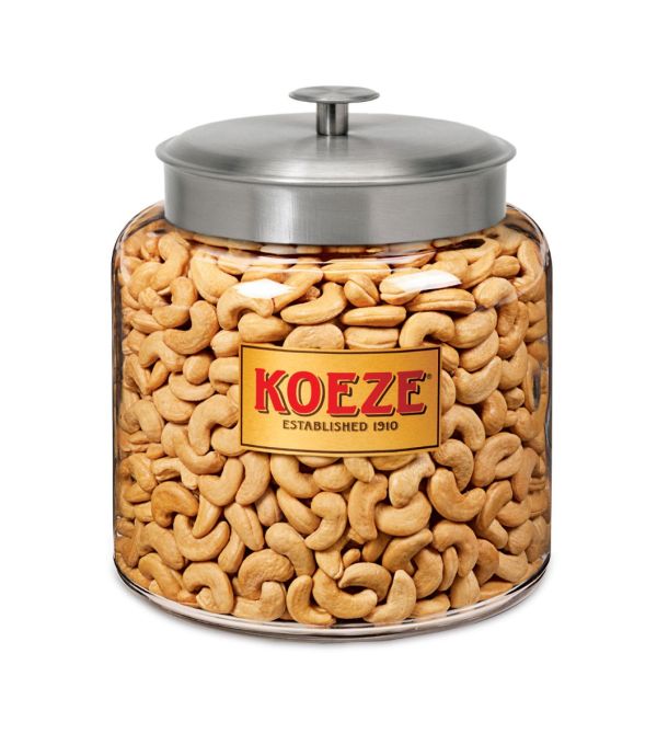 Holiday Reception Colossal Cashew - 8 lb. Jar