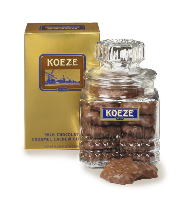 Milk Chocolate Cashew Clusters - 19.5 oz. Decanter