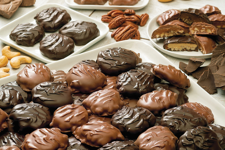Image of chocolates on a plate